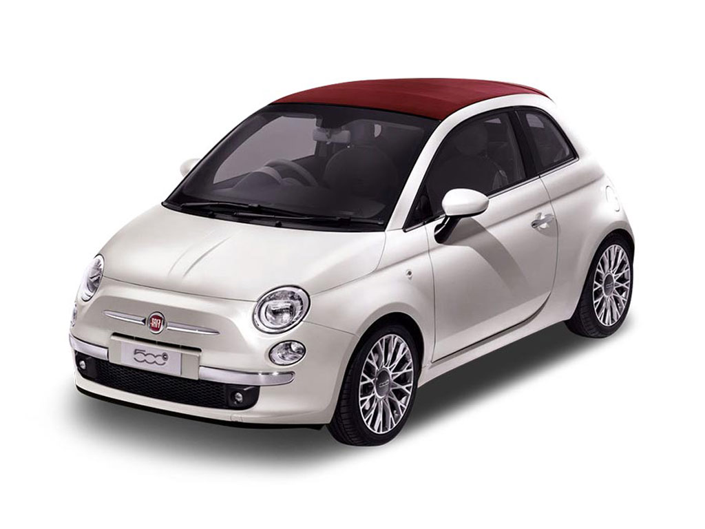 Rent a Fiat 500 Cabrio in Crete