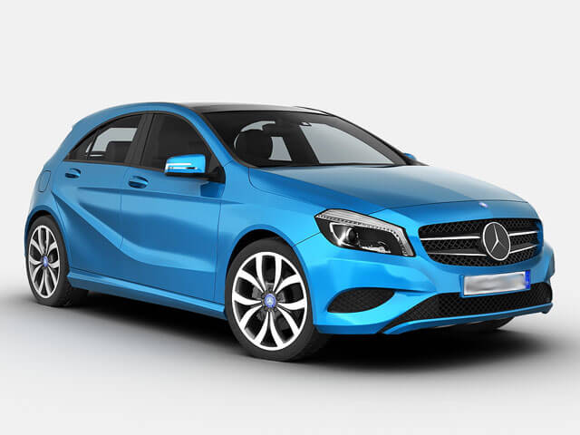 Rent a Mercedes A-160 Automatic in Crete