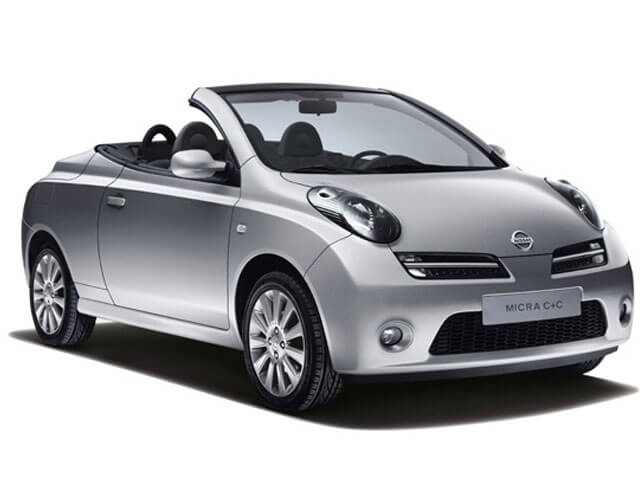 Rent a Nissan Micra Cabrio in Crete